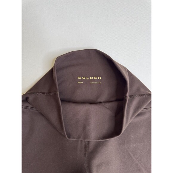 NWOT Aritzia Golden Butter Brown Biker Shorts Size 4 Women’s Workout - Picture 2 of 6